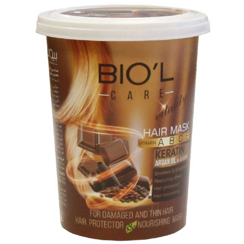 ماسک مو بیول سری Vitality مدل Chocolate حجم 500 میلی لیتر
