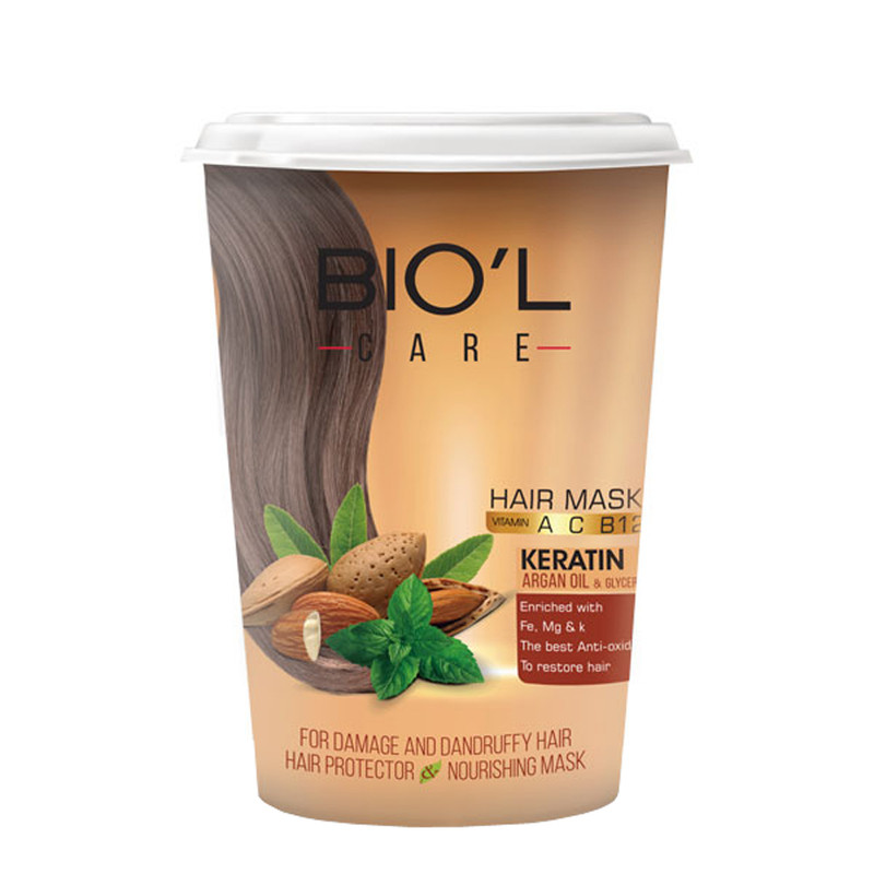 ماسک مو بیول سری Vitality مدل Almonds and mint حجم 500 میلی لیتر