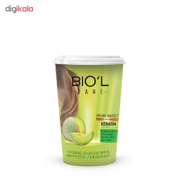 ماسک مو بیول مدل argan & melon حجم 500 میلی لیتر