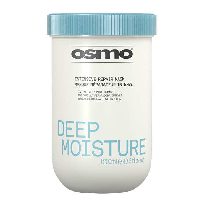 ماسک مو اوسمو مدل Deep Moisture مناسب برای موی آسیب دیده، رنگ شده، نازک حجم 1200 میلی لیتر