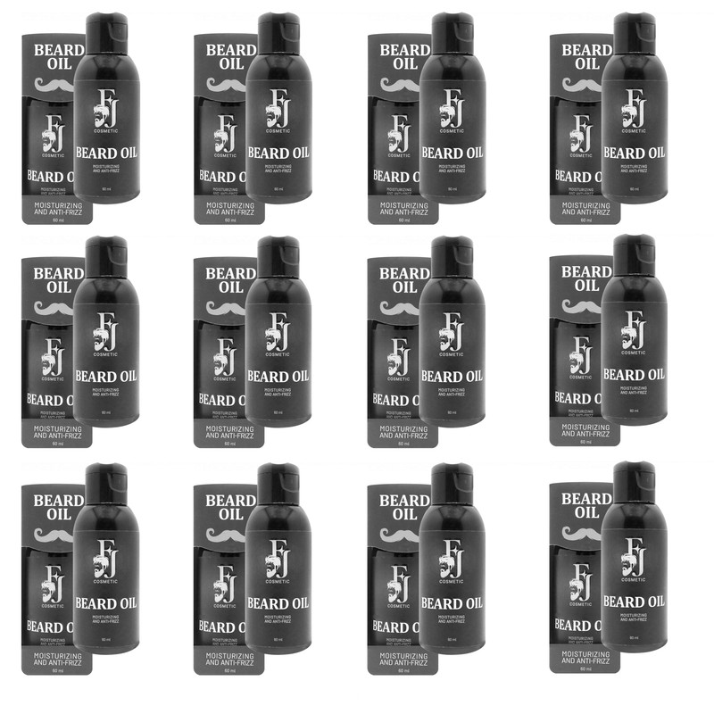 روغن ریش افجه مدل SL-BEARD012 مناسب برای انواع مو حجم 60 میلیلیتر مجموعه 12 عددی