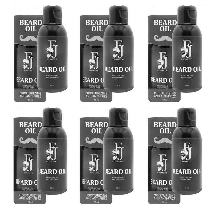 روغن مو افجه مدل SL-BEARD06 مناسب موهای حجم 60 میلیلیتر مجموعه 6 عددی