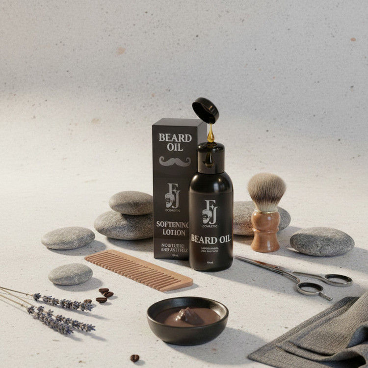 روغن مو افجه مدل SL-BEARD04 مناسب موهای حجم 60 میلیلیتر مجموعه 4 عددی