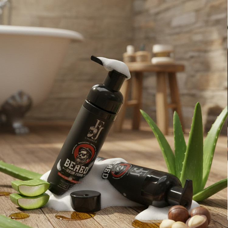 شامپو تقویت کننده ریش و سبیل افجه مدل BEARD-WA مناسب برای انواع مو حجم 150 میلی لیتر مجموعه 2 عددی