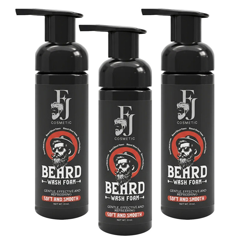 شامپو تقویت کننده ریش و سبیل افجه مدل BEARD-WA مناسب برای انواع مو حجم 150 میلی لیتر مجموعه 3 عددی