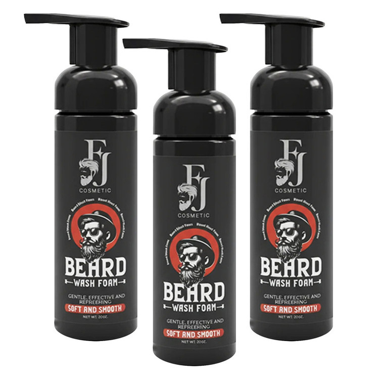 شامپو تقویت کننده ریش و سبیل افجه مدل BEARD-WA مناسب برای انواع مو حجم 150 میلی لیتر مجموعه 3 عددی