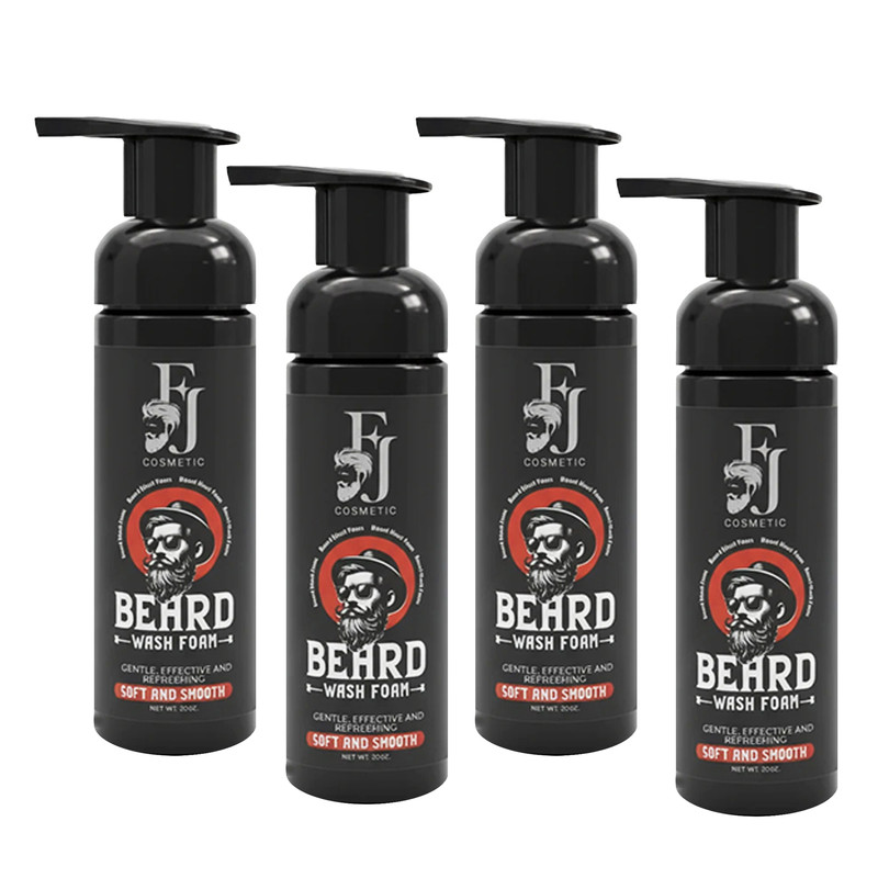 شامپو تقویت کننده ریش و سبیل افجه مدل BEARD-WA مناسب برای انواع مو حجم 150 میلی لیتر مجموعه 4 عددی