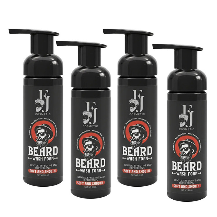 شامپو تقویت کننده ریش و سبیل افجه مدل BEARD-WA مناسب برای انواع مو حجم 150 میلی لیتر مجموعه 4 عددی