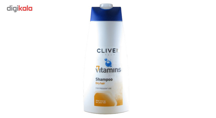 شامپو مدل 7 Vitamine حجم 500 میلی لیتر مناسب موهای خشک کلیون