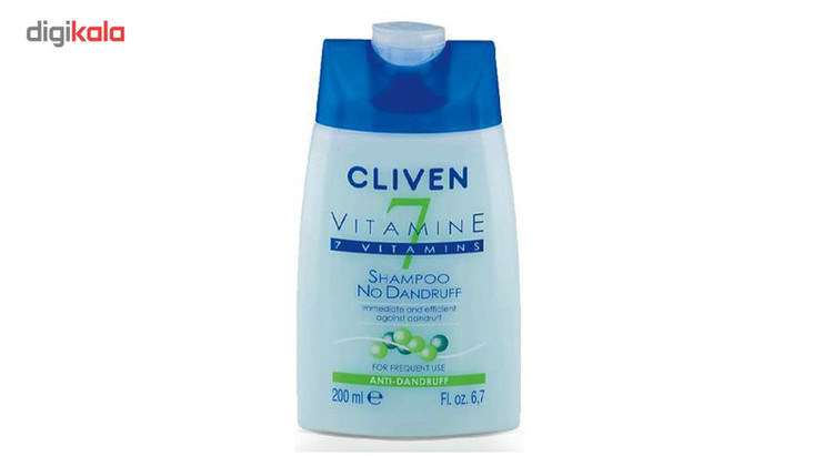 شامپو ضد شوره قوی کلیون مدل 7 Plus Vitamine حجم 200 میلی لیتر
