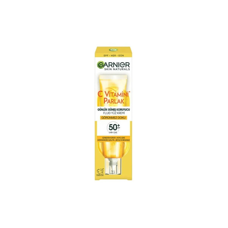 کرم ضد آفتاب بدون رنگ گارنیه SPF 50 مدل Görünmez Doku مناسب انواع پوست حجم 45 میلیلیتر