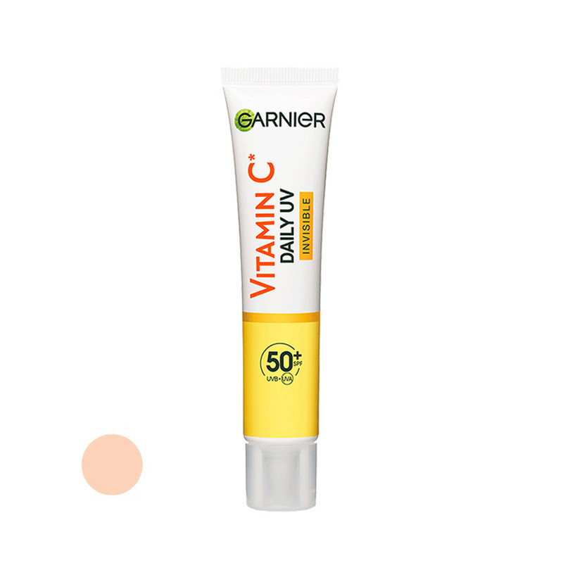 کرم ضد آفتاب رنگی گارنیه SPF 50 مدل Vitamin c مناسب برای انواع پوست حجم 40 میلیلیتر