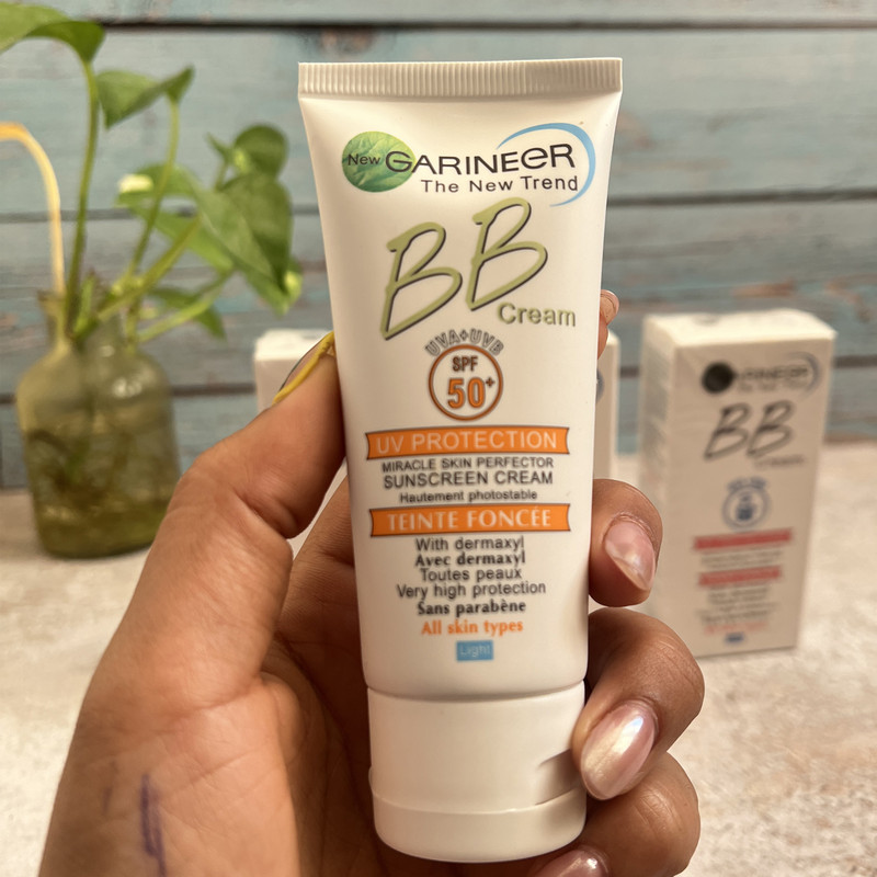 کرم ضدآفتاب رنگی BB گارنیه مدل SPF50 مناسب انواع پوست، حجم 50 میلیلیتر