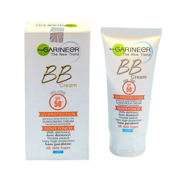 کرم ضدآفتاب رنگی BB گارنیه مدل SPF50 مناسب انواع پوست، حجم 50 میلیلیتر