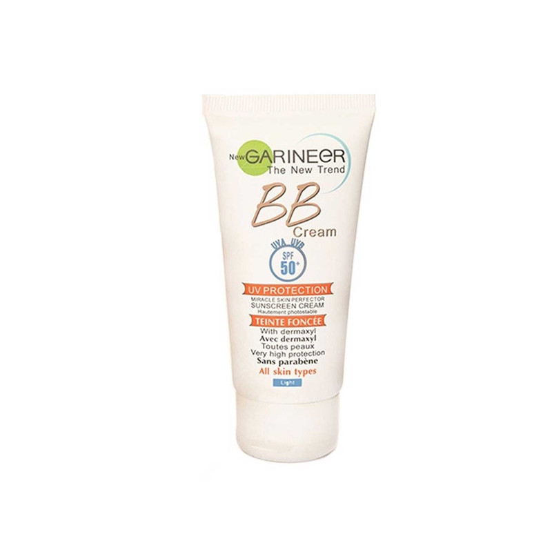 کرم ضدآفتاب رنگی BB گارنیه مدل SPF50 مناسب انواع پوست، حجم 50 میلیلیتر