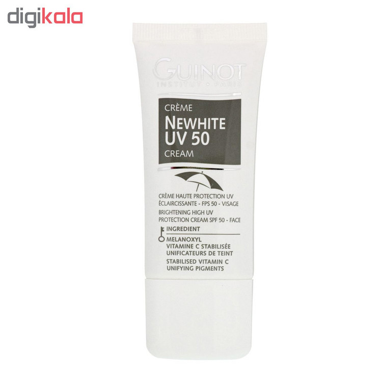کرم ضدآفتاب گینو مدل NEWWHITE حجم 30 میلی لیتر