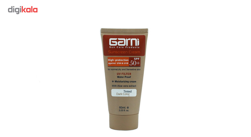 کرم ضدآفتاب و ضدلک گارنی مدل نرمال رنگی با spf50 حجم 60 میلی لیتر