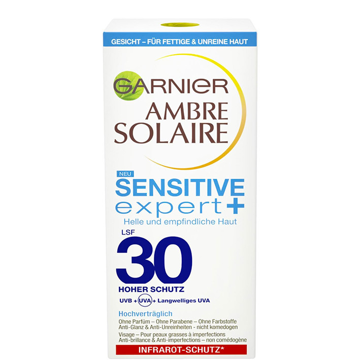 کرم ضد آفتاب گارنیه مدل 30 +SENSITIVE EXPERT حجم 50 میلی لیتر