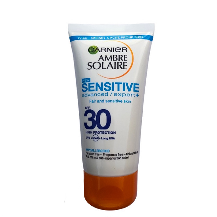 کرم ضد آفتاب گارنیه مدل 30 +SENSITIVE EXPERT حجم 50 میلی لیتر