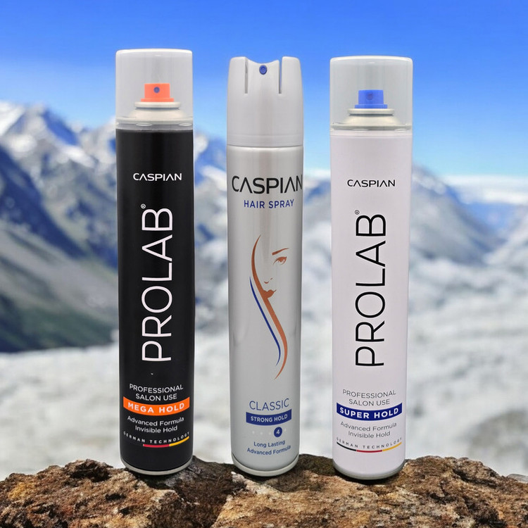 اسپری مو کاسپین مدل Classic Prolab حجم 500 میلی لیتر بسته 3 عددی