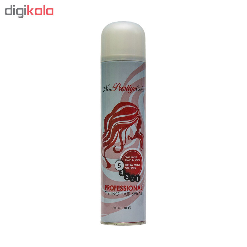 اسپری نگهدارنده مو پرستیژ مدل ULTRA MEGA STRONG حجم 300 میلی لیتر