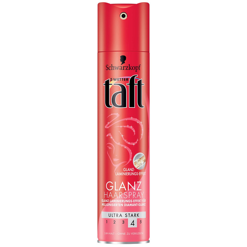 اسپری نگهدارنده حالت مو تافت مدل Glanz Haarspray حجم 250 میلی لیتر