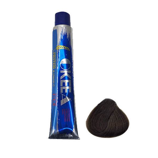 رنگ مو اکیا مدل STONY COLOR شماره 5.78 حجم 100 میلی‌لیتر رنگ خاکستری تیره
