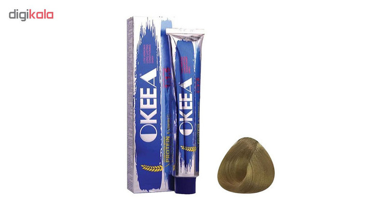 رنگ مو اکیا سری Golden شماره 9.5 حجم 100 میلی لیتر رنگ بلوند طلایی بسیار روشن