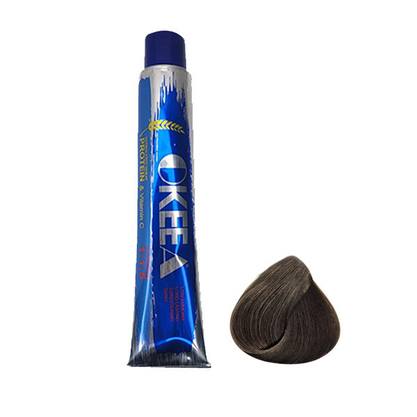 رنگ مو اکیا مدل STONY COLOR شماره 6.78 حجم 100 میلی‌لیتر رنگ خاکستری تیره