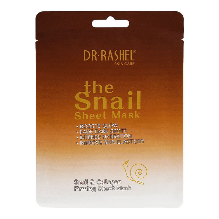 ماسک صورت دکتر راشل مدل the Snail مناسب برای انواع پوست وزن 25 گرم