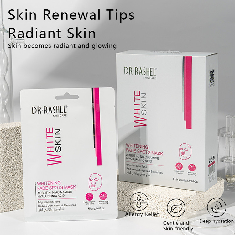 ماسک صورت دکتر راشل مدل White Skin Fade Spots مناسب برای انواع پوست وزن 25 گرم