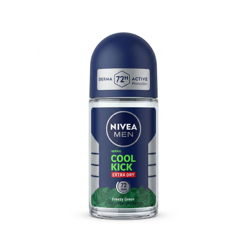رول ضد تعریق مردانه نیوآ مدل COOL KICK FREEZY GREEN با رایحه خنک حجم 50 میلیلیتر