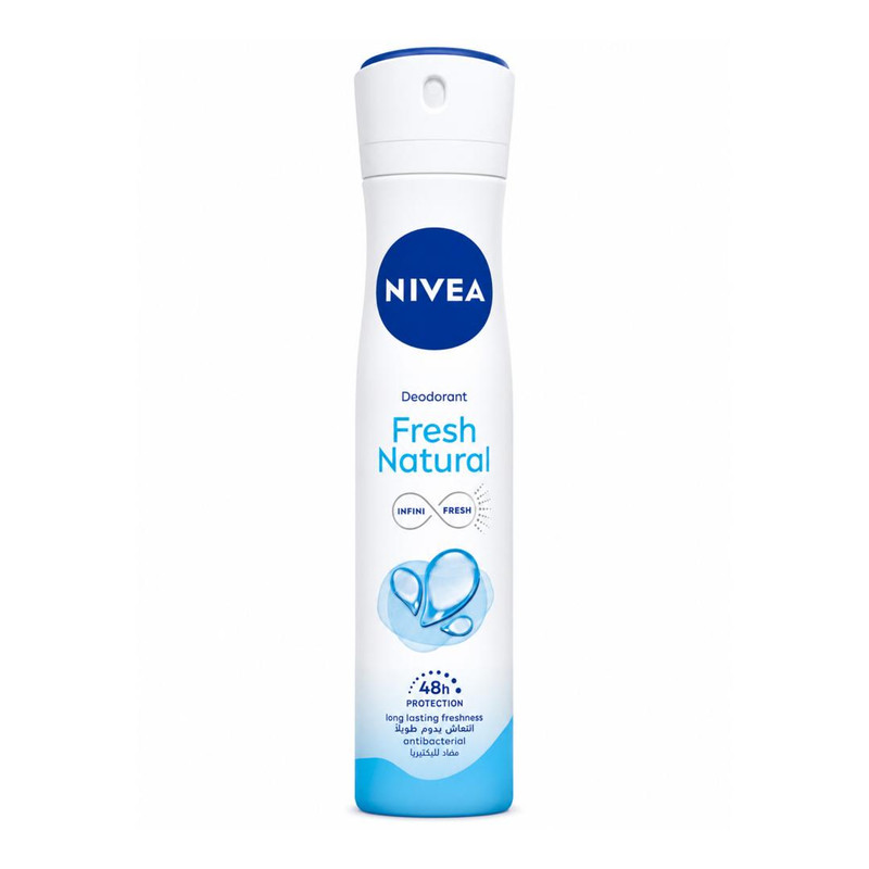 اسپری دئودورانت زنانه نیوآ مدل 48H Fresh Natural حجم 200 میلی‌لیتر