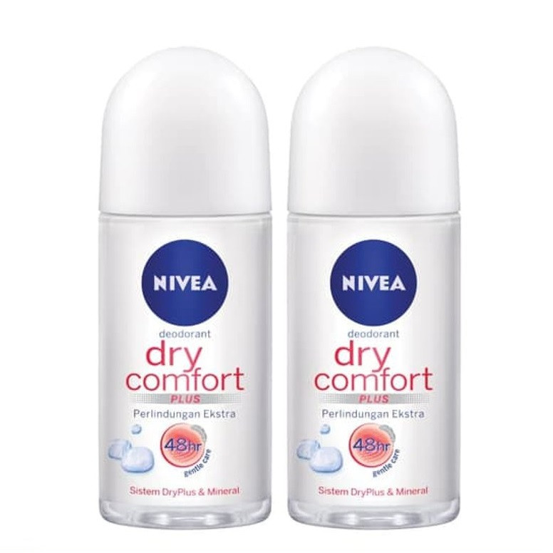 رول ضد تعریق زنانه نیوآ مدل Dry Comfort حجم 50 میلی لیتر بسته 2 عددی