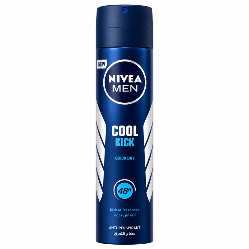 اسپری ضدتعریق مردانه نیوآ مدل 48H Cool Kick حجم 200 میلیلیتر