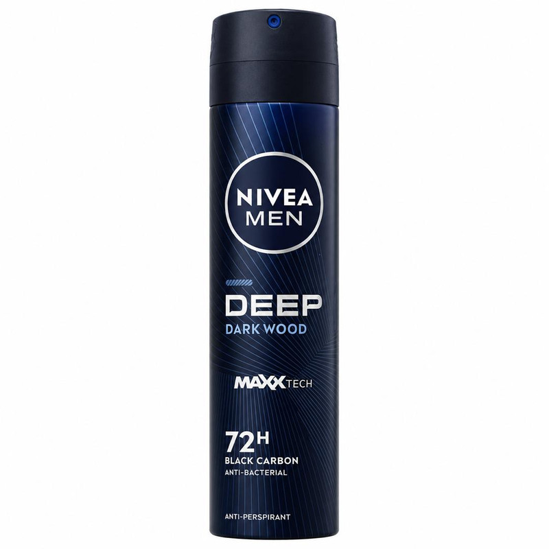 اسپری ضدتعریق مردانه نیوآ مدل 48H Deep Dark Wood حجم 200 میلیلیتر