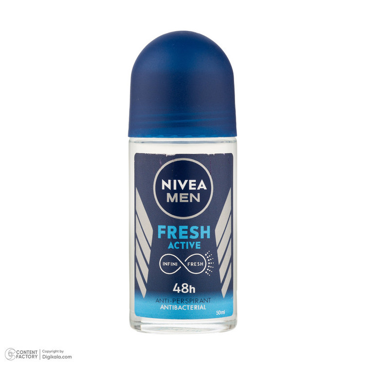 رول ضد تعریق مردانه نیوآ مدل fresh active با رایحه تند حجم 50 میلیلیتر