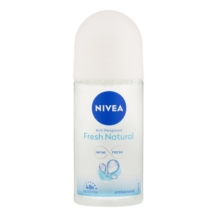 رول ضد تعریق زنانه و مردانه نیوآ مدل fresh natural با رایحه ملایم حجم 50 میلیلیتر