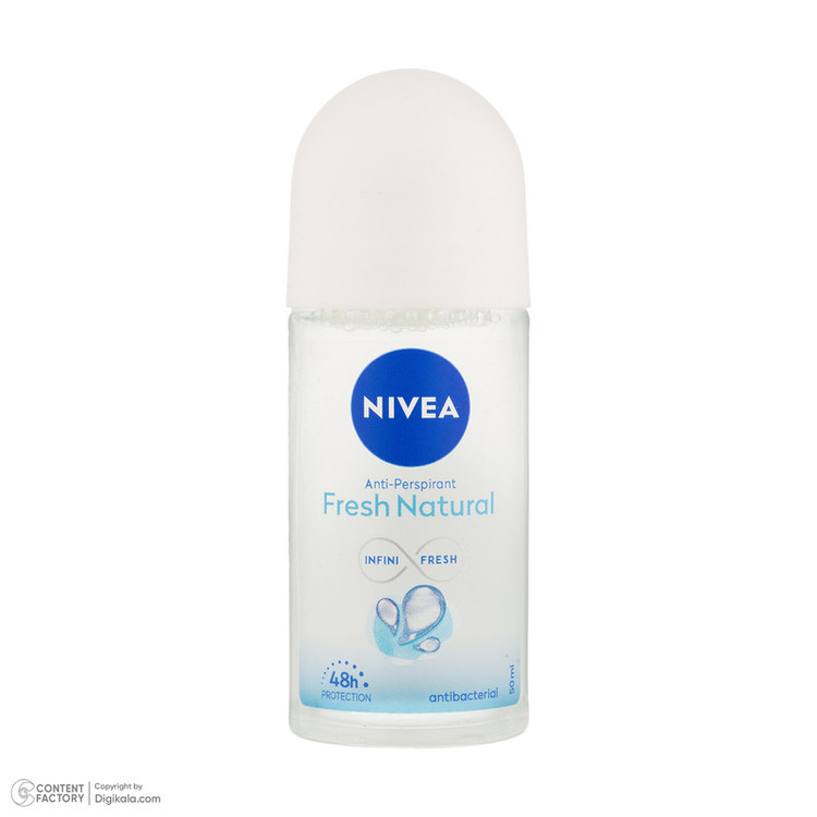 رول ضد تعریق زنانه و مردانه نیوآ مدل fresh natural با رایحه ملایم حجم 50 میلیلیتر