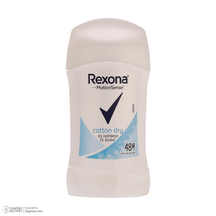 استیک ضد تعریق زنانه رکسونا مدل Cotton Dry با رایحه خنک وزن 40 گرم