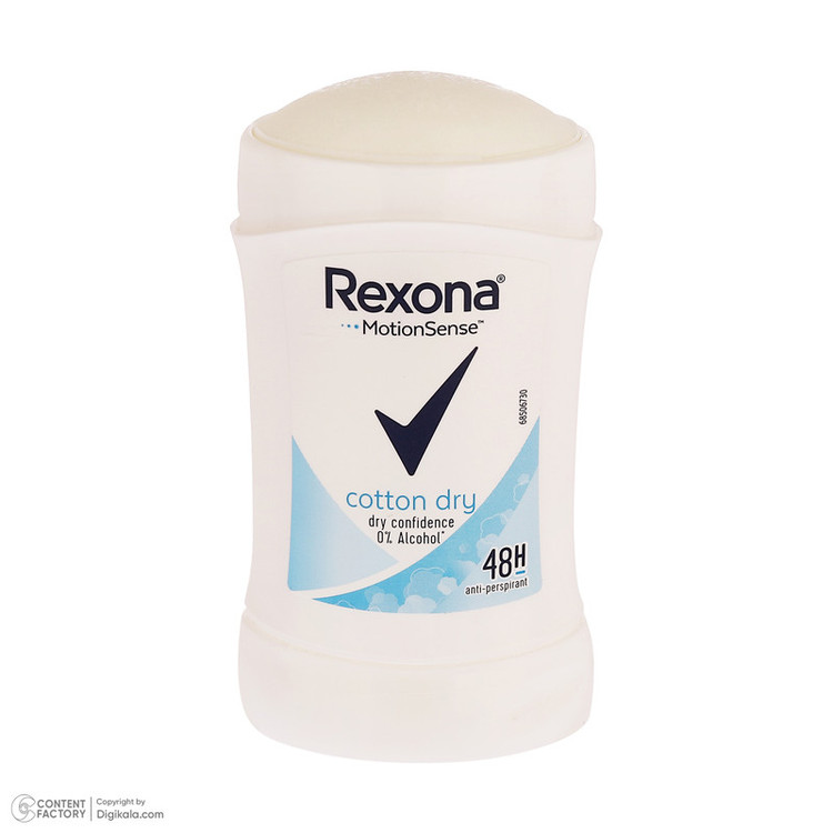 استیک ضد تعریق زنانه رکسونا مدل Cotton Dry با رایحه خنک وزن 40 گرم