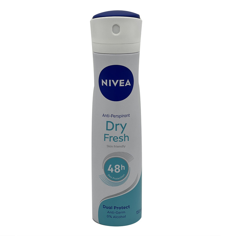 اسپری بدن زنانه نیوآ مدل dry fresh حجم 150 میلی لیتر