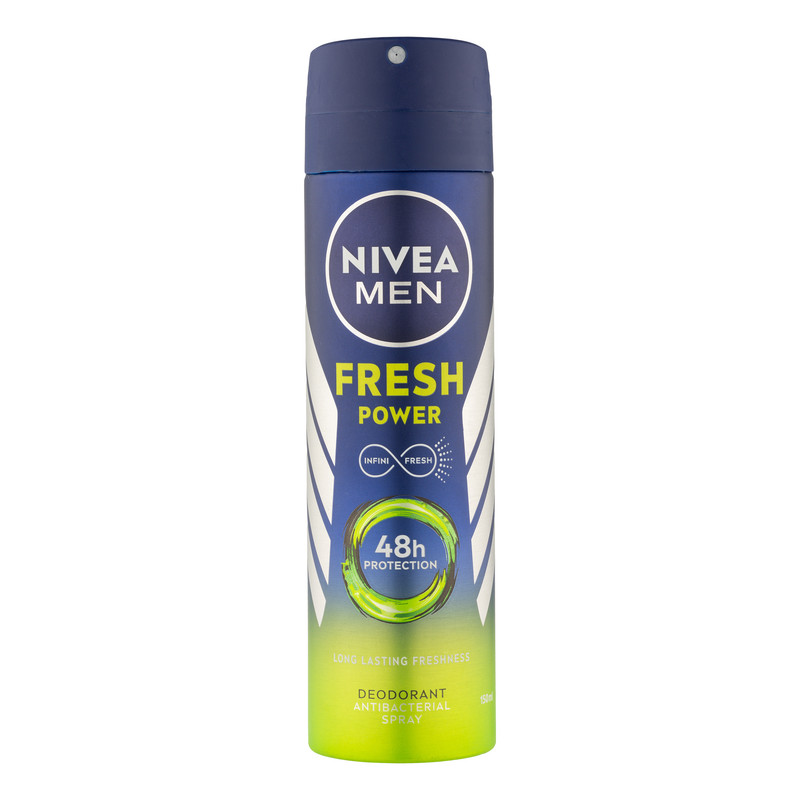 اسپری دئودورانت مردانه نیوآ مدل Fresh power حجم 150 میلی‌لیتر