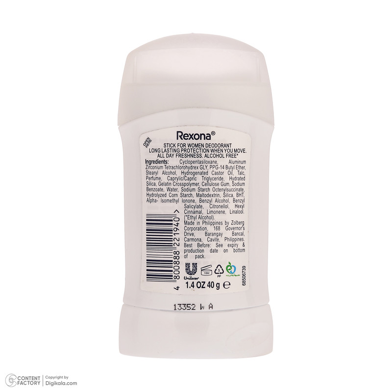 استیک ضد تعریق زنانه رکسونا مدل Shower Fresh با رایحه خنک وزن 40 گرم