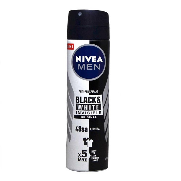 اسپری ضد تعریق مردانه نیوآ مدل  Black White Koruma حجم 150 میلی لیتر