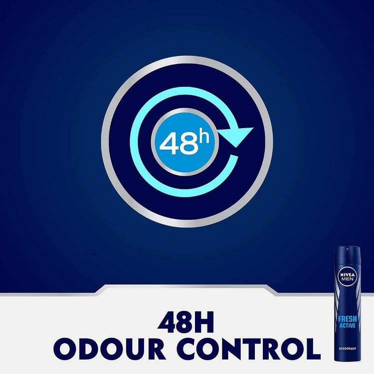 اسپری ضد تعریق مردانه نیوآ مدل FRESH ACTIVE حجم 200 میلی لیتر