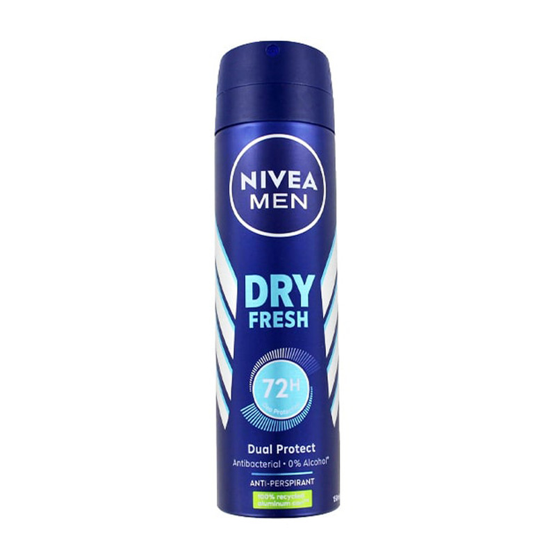 اسپری ضد تعریق مردانه نیوآ مدل Dry Fresh 72h حجم 150 میلی لیتر