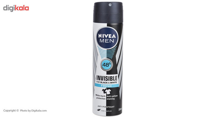 اسپری بدن مردانه نیوآ مدل Invisible Fresh حجم 150 میلی لیتر
