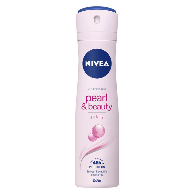 اسپری ضد تعریق زنانه نیوآ مدل Pearl And Beauty حجم 150 میلی لیتر به همراه رول ضد تعریق حجم 50 میلی لیتر
