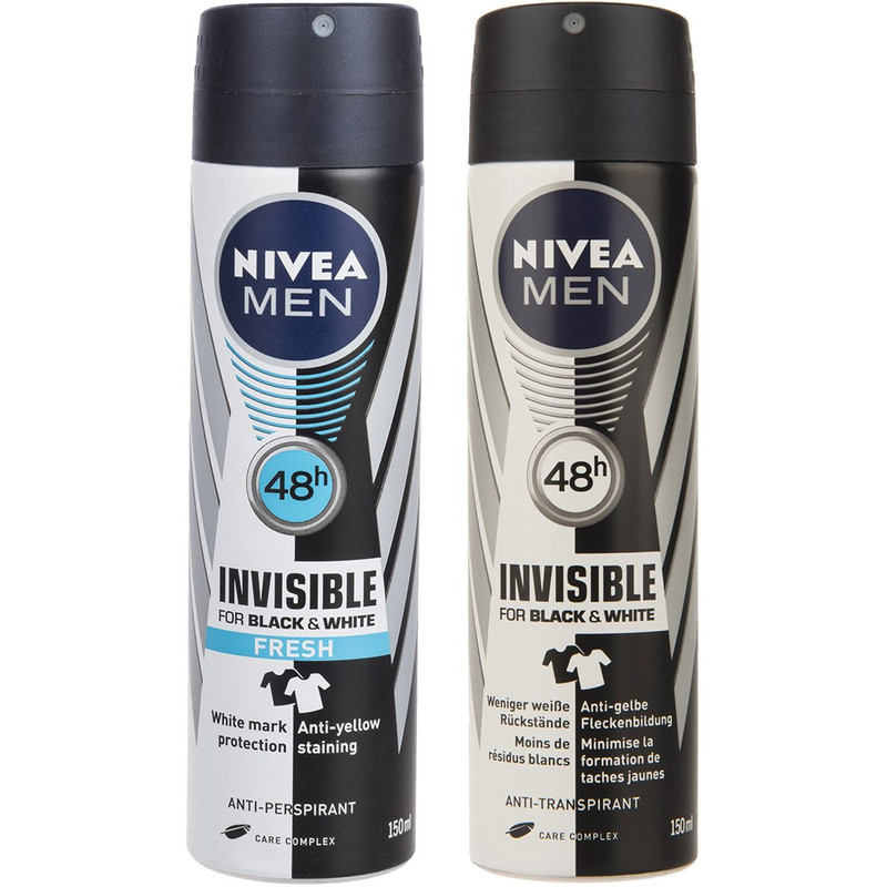 پک اسپری ضد تعریق نیوآ مدل Invisible بسته 2 عددی